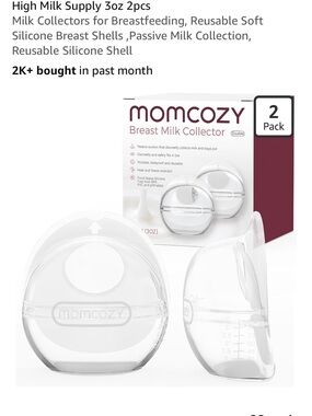 Momcozy passive milk collector, set of 2